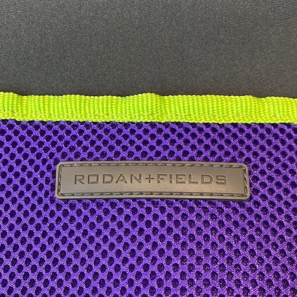 Rodan + Fields Cinch Sack Backpack Gray Purple